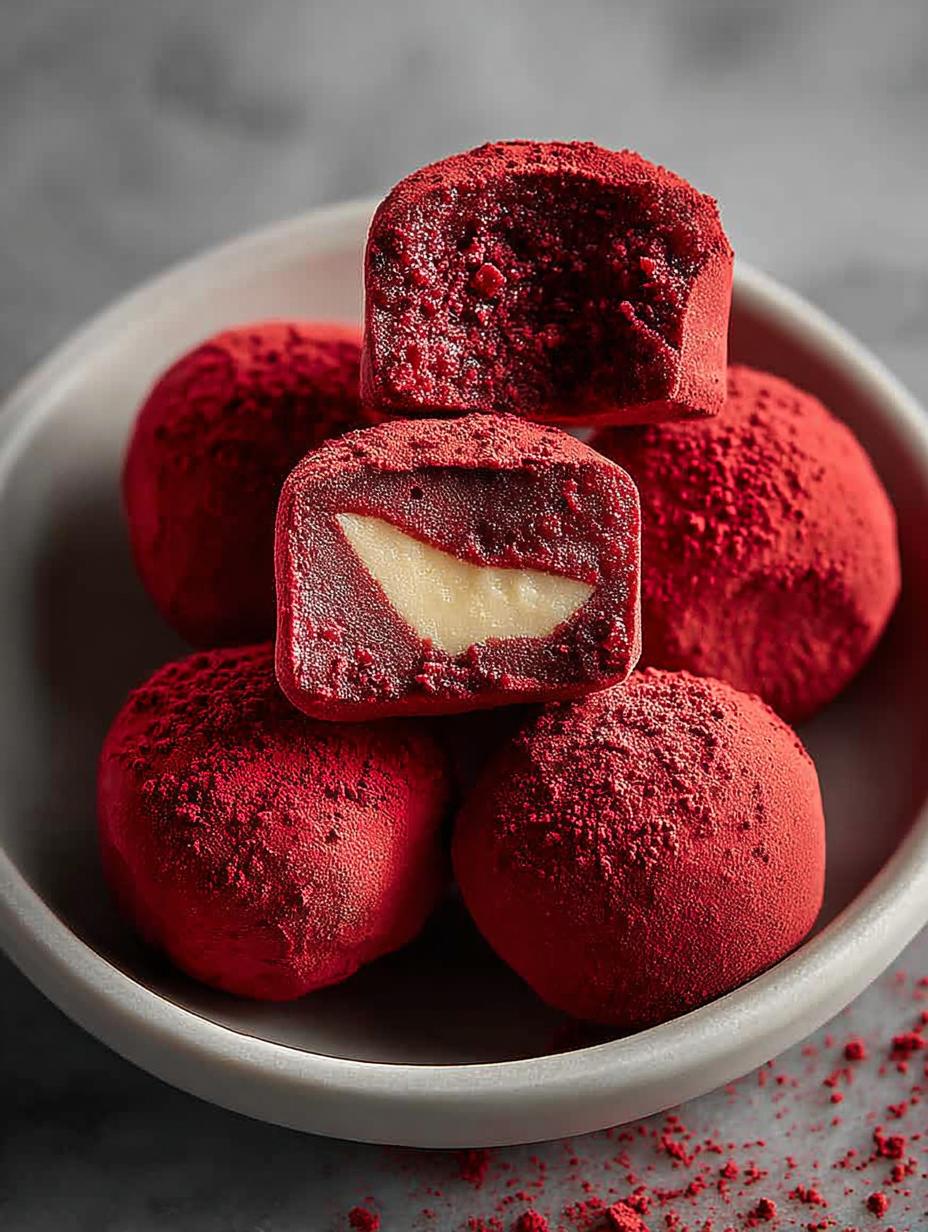 Red Velvet Truffles: 10 Irresistible Treats to Indulge - Red Velvet Truffles - additional detail