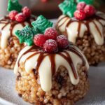 Rice Krispie Christmas Puddings