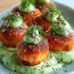 Salmon Balls Creamy Avocado