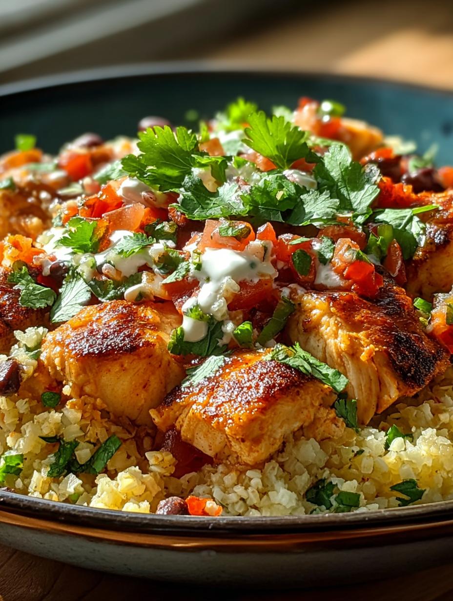 Salsa Chicken Cauliflower Rice: One-Pan Flavor Explosion - Salsa Chicken Cauliflower Rice - main visual representation