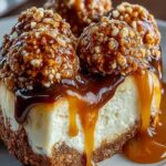 Salted Caramel Pretzel Cheesecake