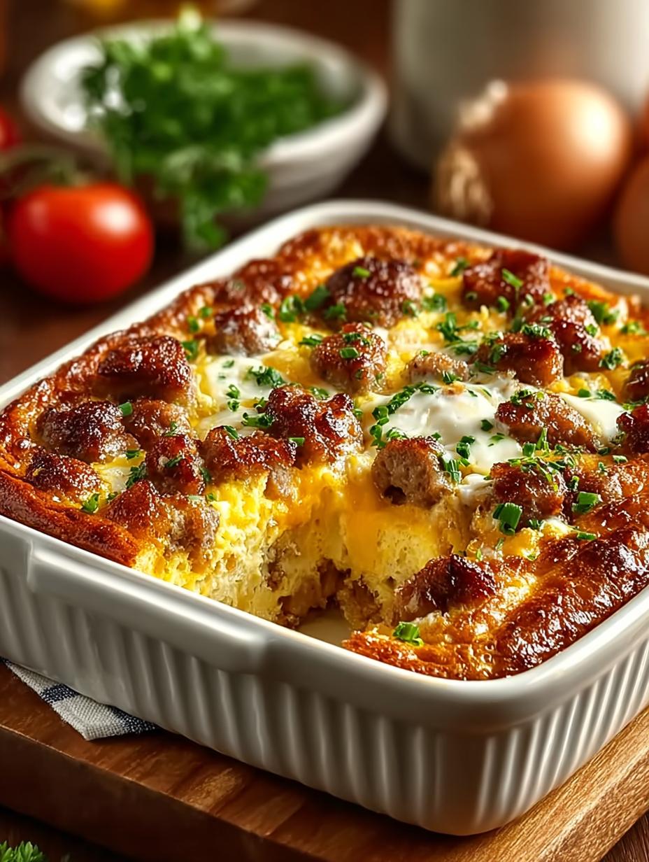 Sausage Egg Casserole: 8 Reasons to Love This Comfort Food 6 Sausage Egg Casserole: 8 Reasons to Love This Comfort Food - Sausage Egg Casserole - additional detail
