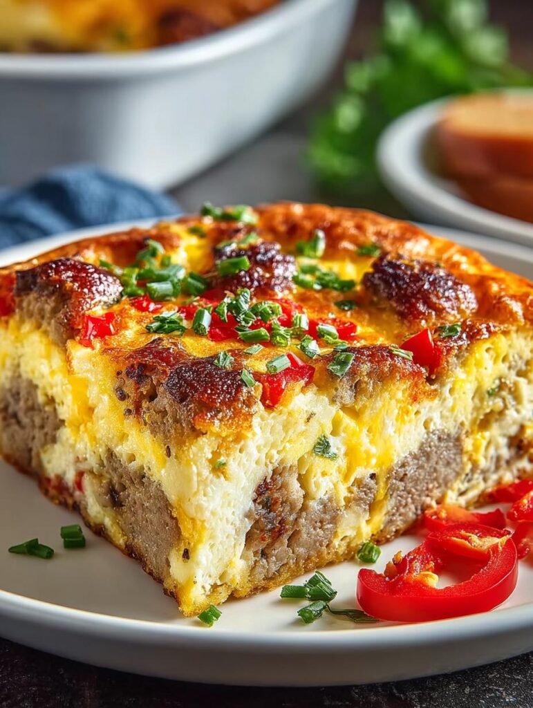 Sausage Egg Casserole Breakfast