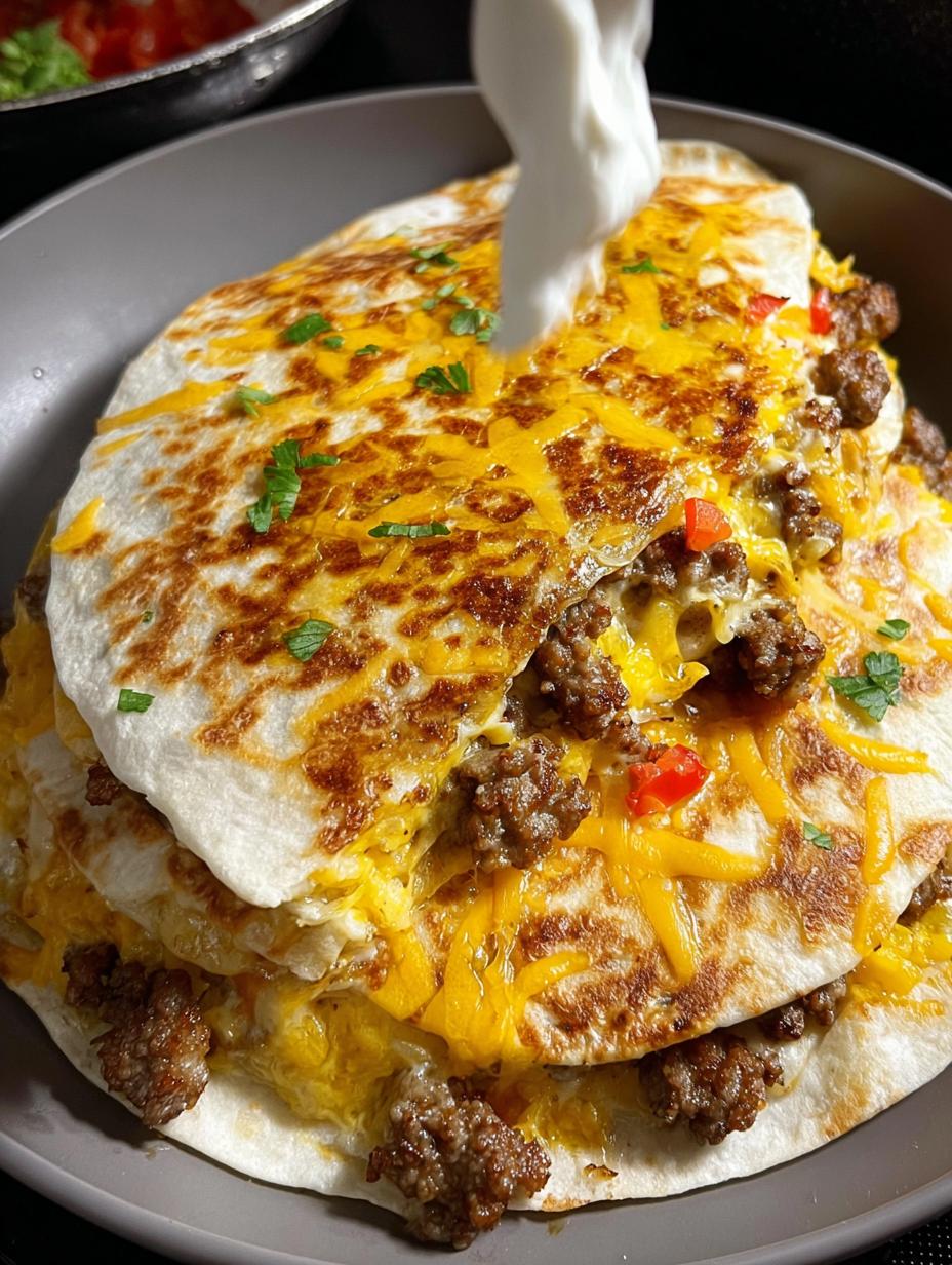 Quick and Easy Sausage Quesadilla for Busy Mornings - Sausage Quesadilla - main visual representation