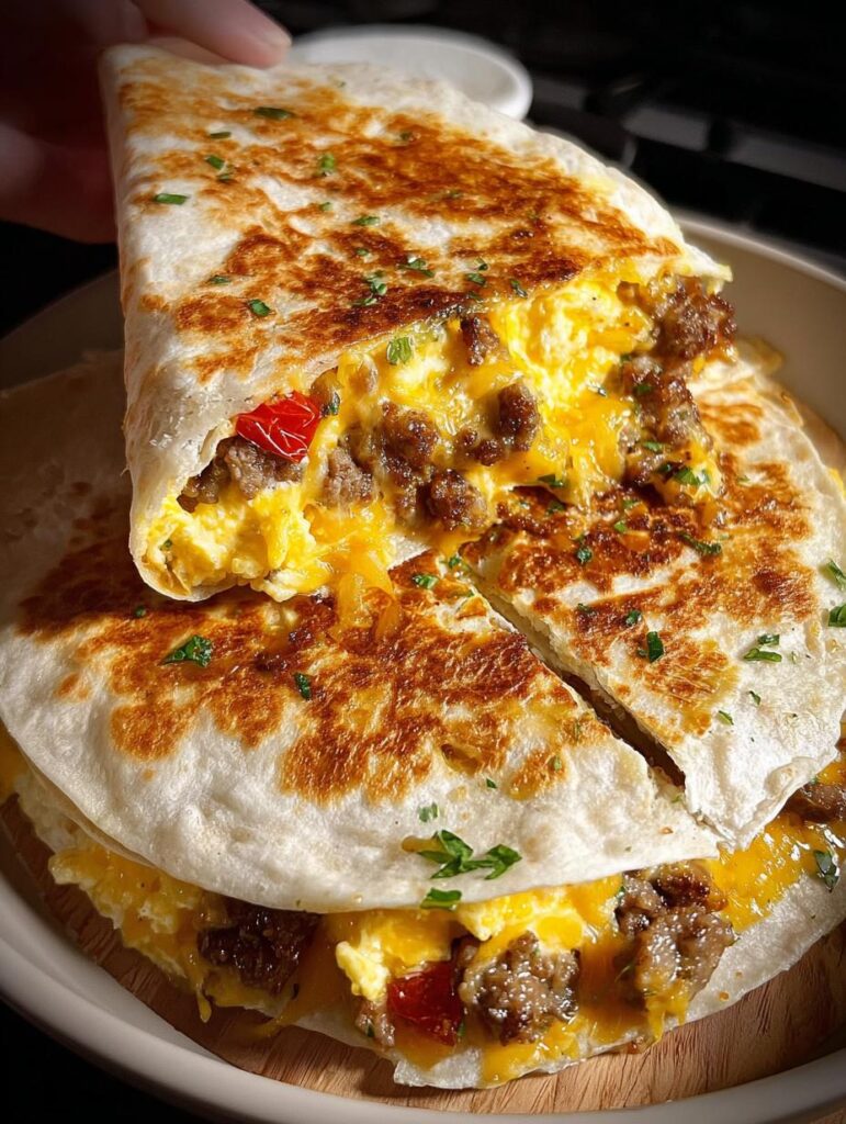 Sausage Quesadilla