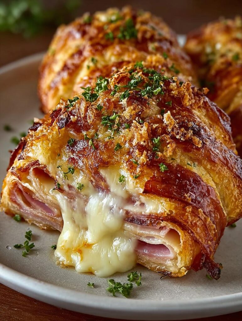 Savory Baked Ham Cheese