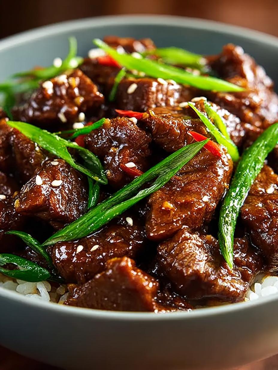 Slow Cooker Mongolian Beef: 5 Secrets to Perfection - Slow Cooker Mongolian Beef - additional detail