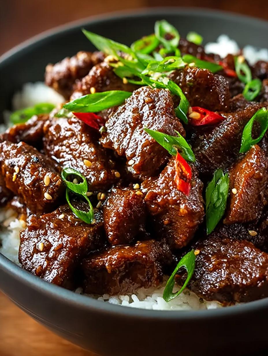 Slow Cooker Mongolian Beef