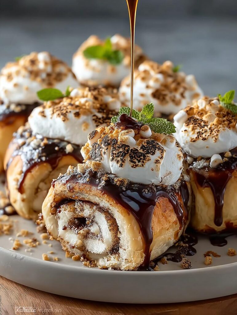 Smores Rolls Sweet Treat