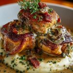 Smothered Chicken Thighs with