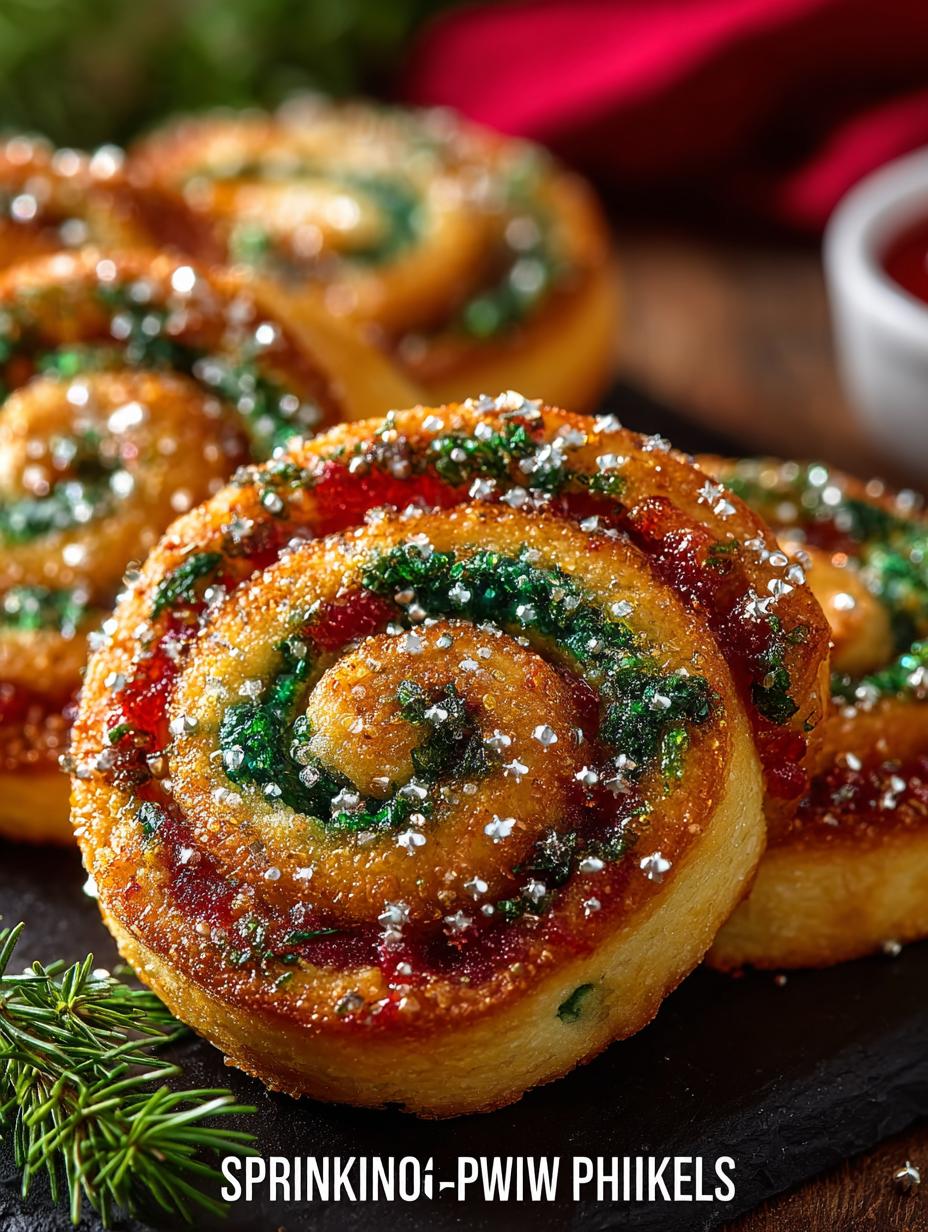 Sparkling Christmas Pinwheel: 24 Festive Treats - Sparkling Christmas Pinwheel - additional detail