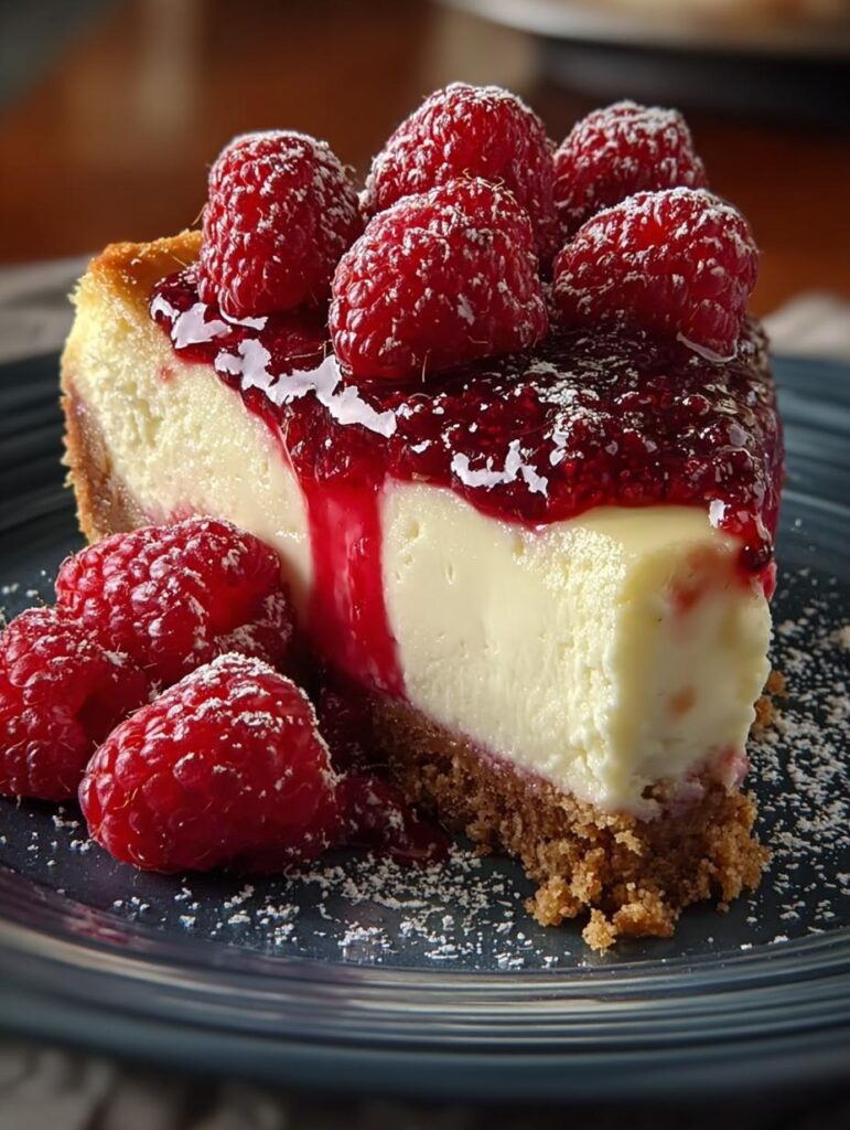 Spicy Mexican Raspberry Cheesecake