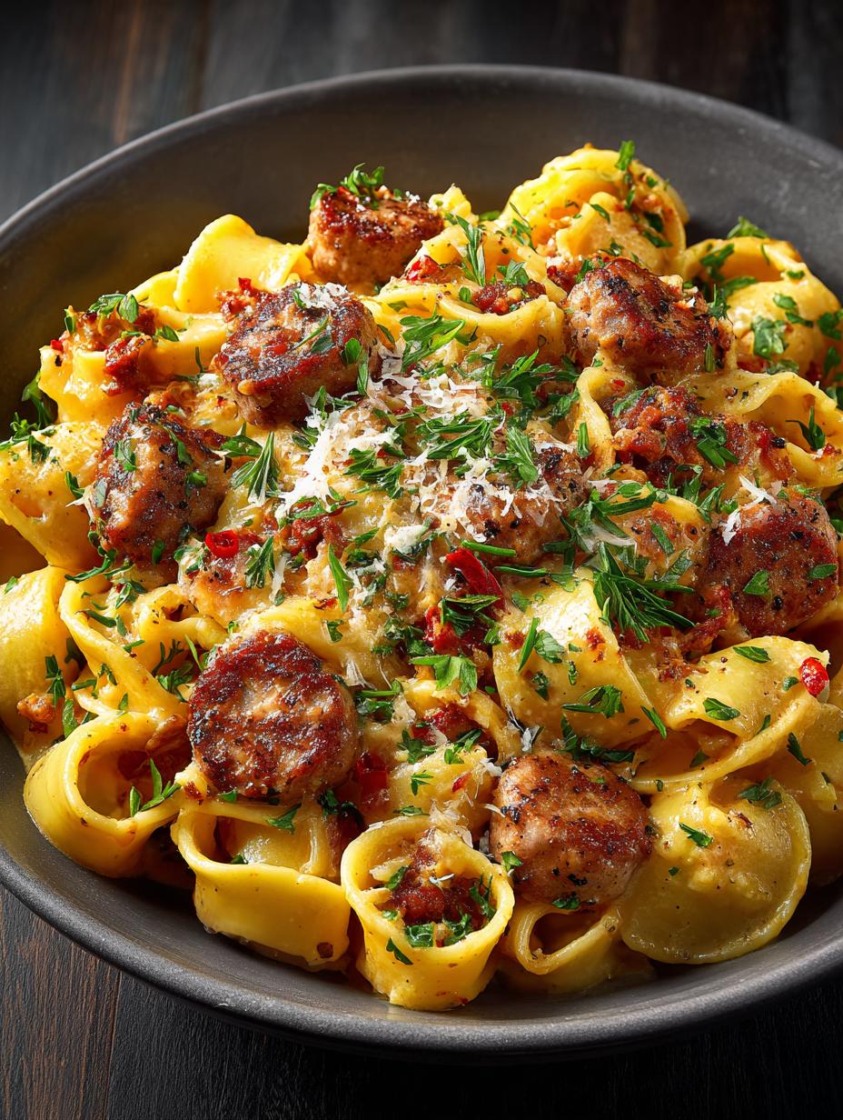 Spicy Sausage Pasta Creamy: 30-Minute Comfort Food Delight 5 Spicy Sausage Pasta Creamy: 30-Minute Comfort Food Delight - Spicy Sausage Pasta Creamy - main visual representation