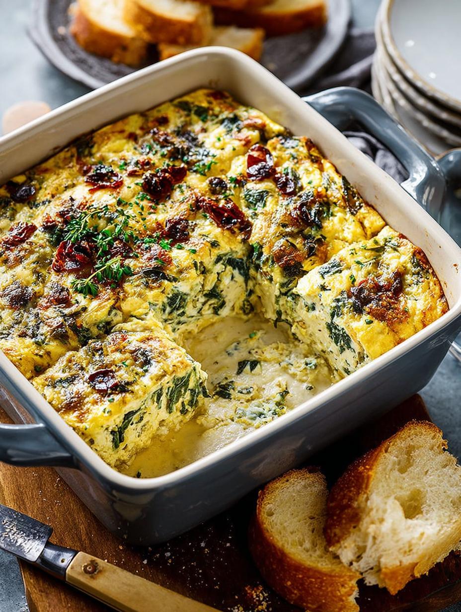 Spinach Artichoke Sun Dried Casserole: 12 Comforting Servings 5 Spinach Artichoke Sun Dried Casserole: 12 Comforting Servings - Spinach Artichoke Sun Dried - main visual representation