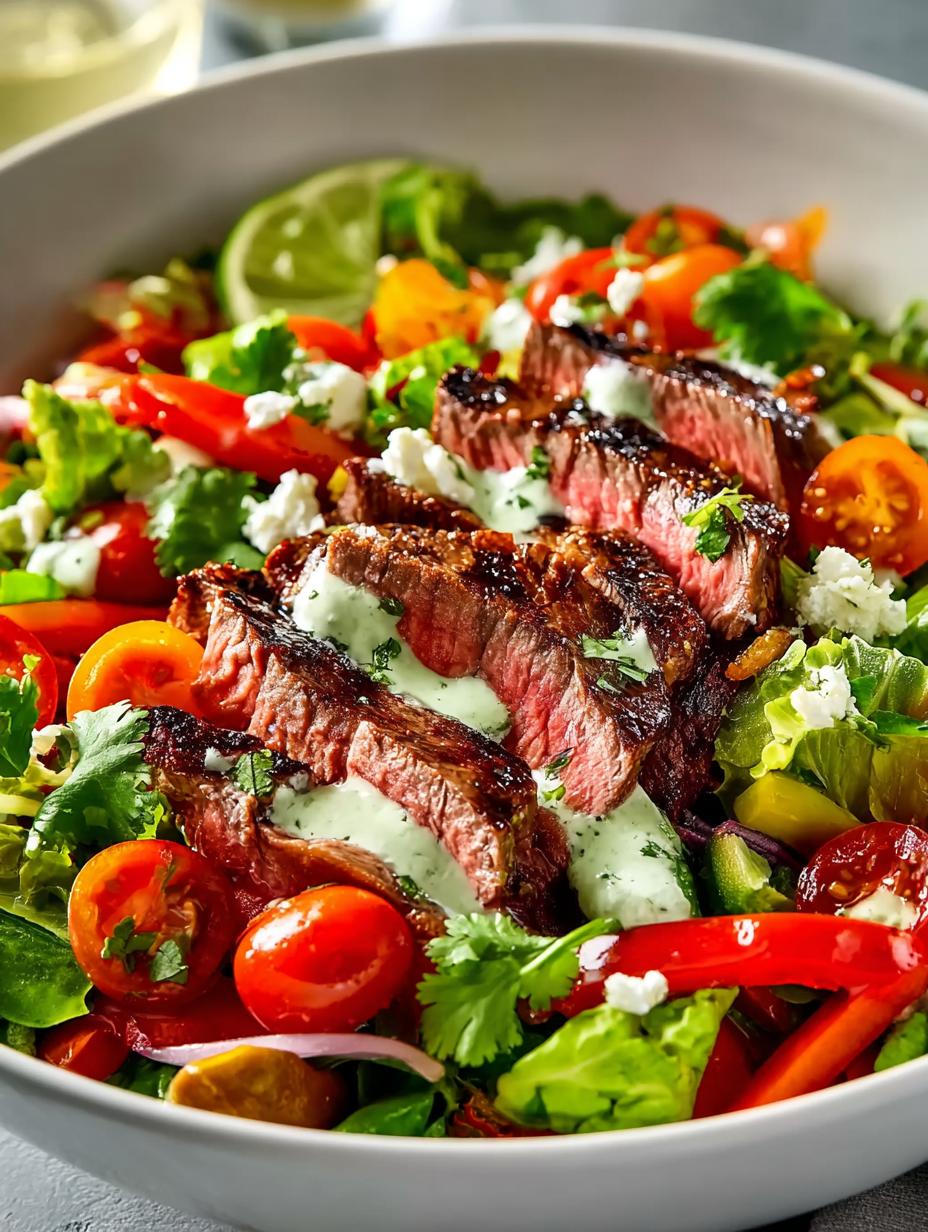 Steak Fajita Salad with