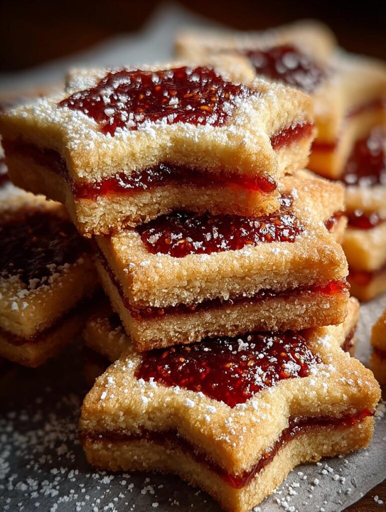 Sugar Plum Shortbread Cookies