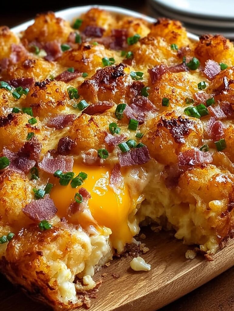 Tater Tot Breakfast Casserole