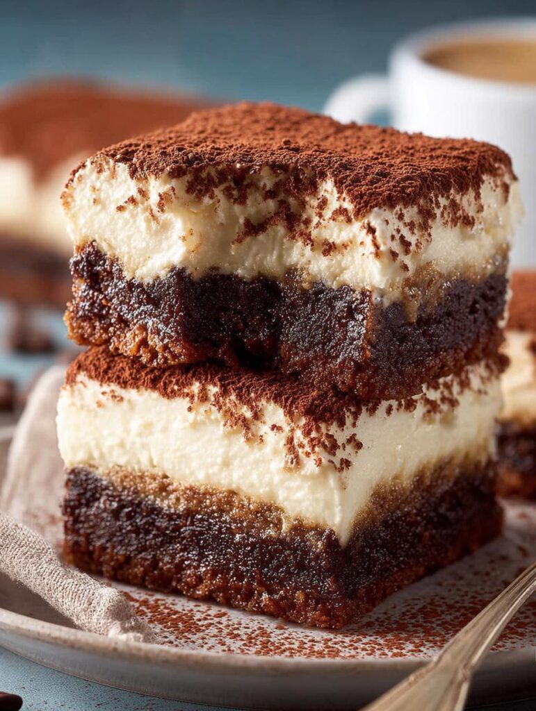 Tiramisu Brownies