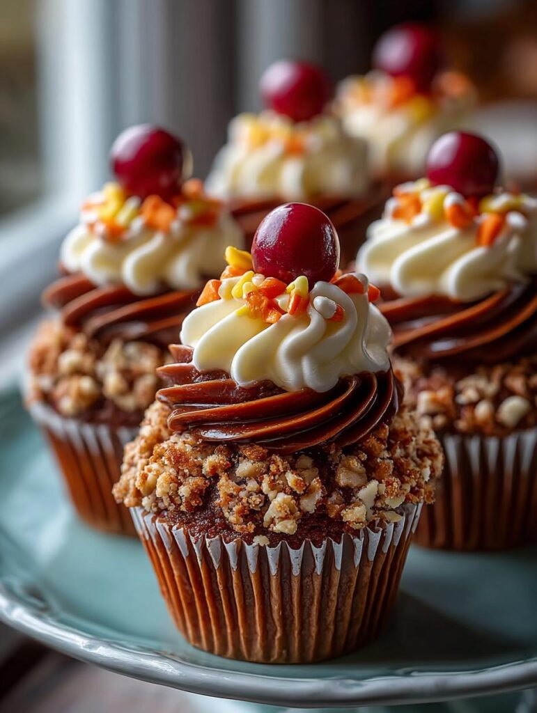 Turkey Cupcakes Fun Flavorful