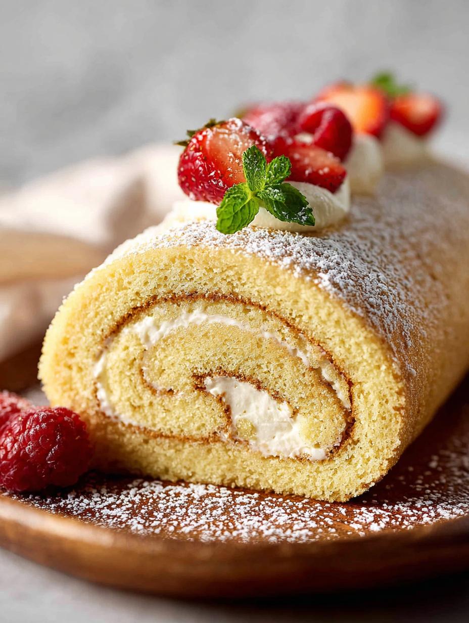 Delicious Vanilla Swiss Roll Cake: 8 Steps to Perfection - Vanilla Swiss Roll Cake - main visual representation