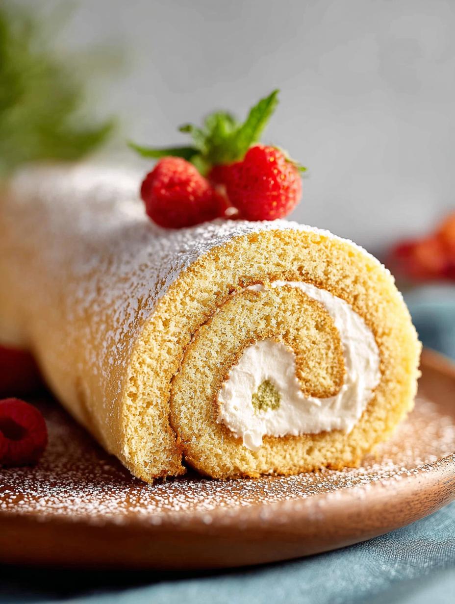 Delicious Vanilla Swiss Roll Cake: 8 Steps to Perfection - Vanilla Swiss Roll Cake - additional detail