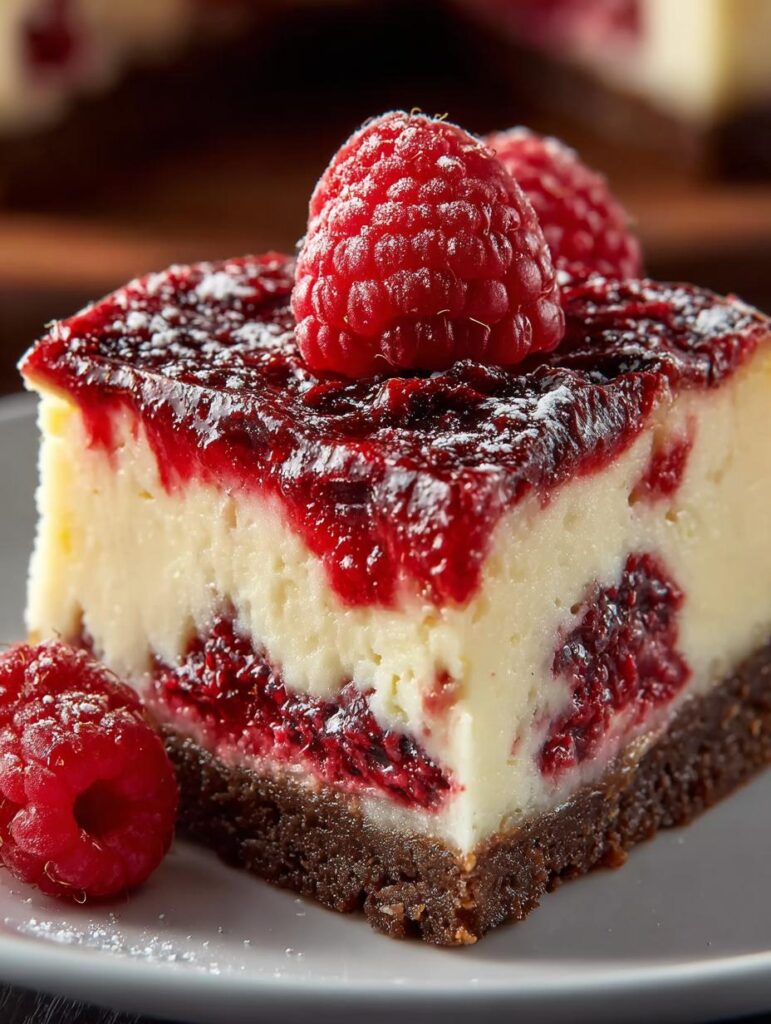 White Chocolate Raspberry Cheesecake