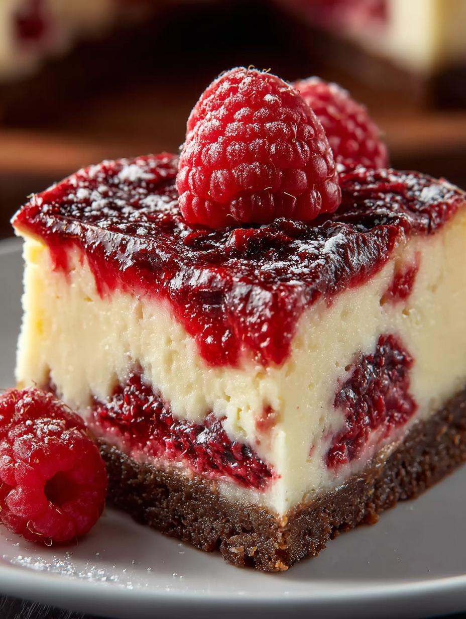 White Chocolate Raspberry Cheesecake