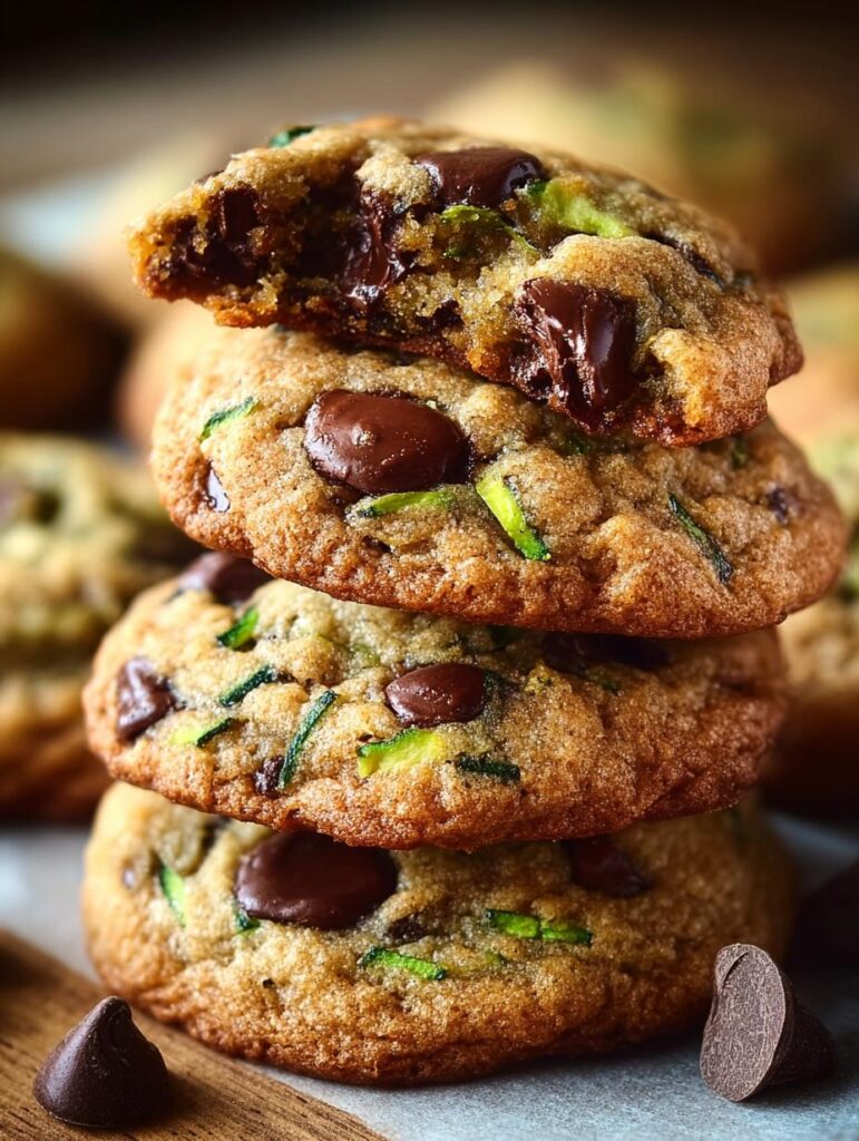 Zucchini Chocolate Chip Cookies