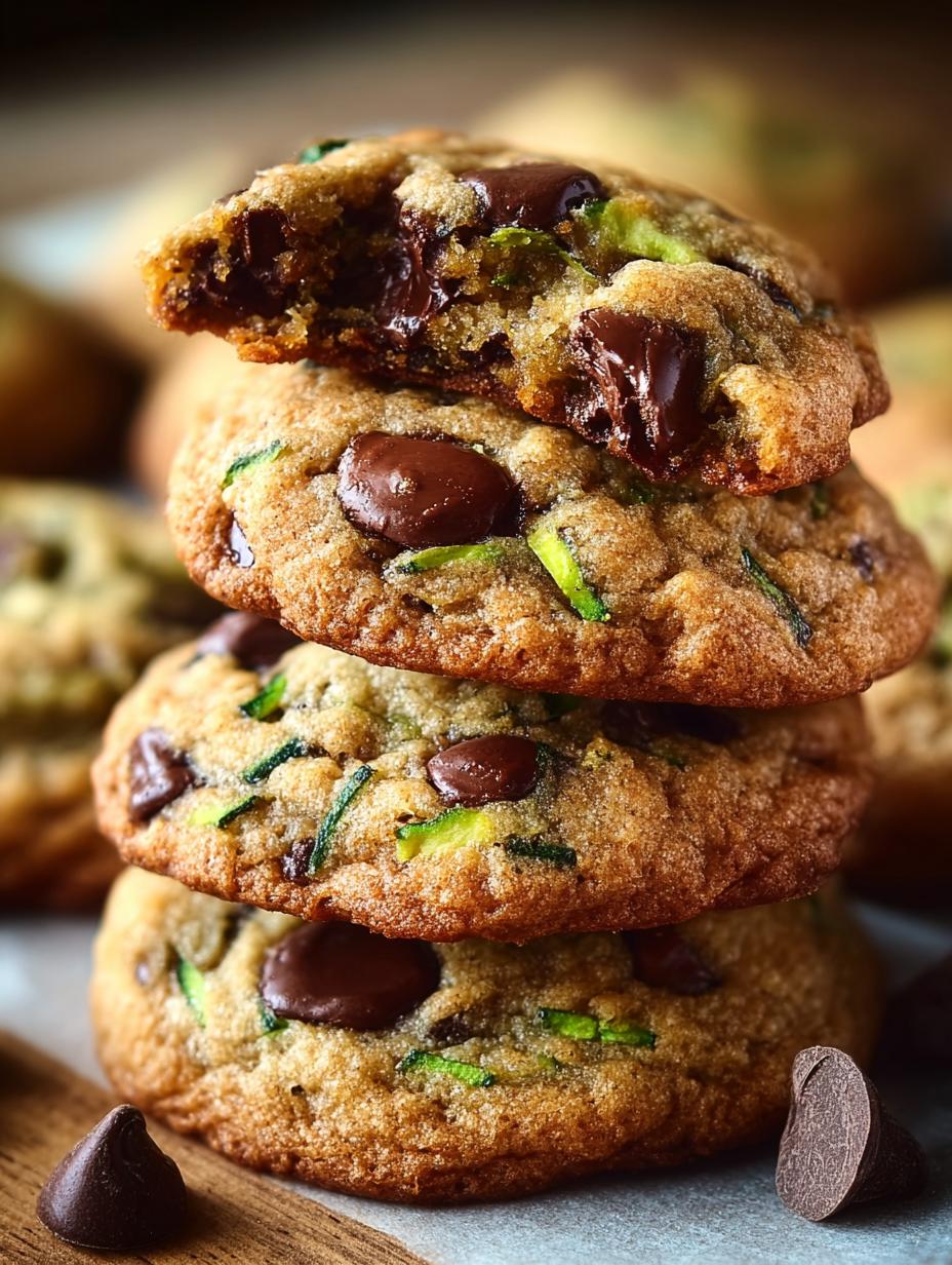 Zucchini Chocolate Chip Cookies