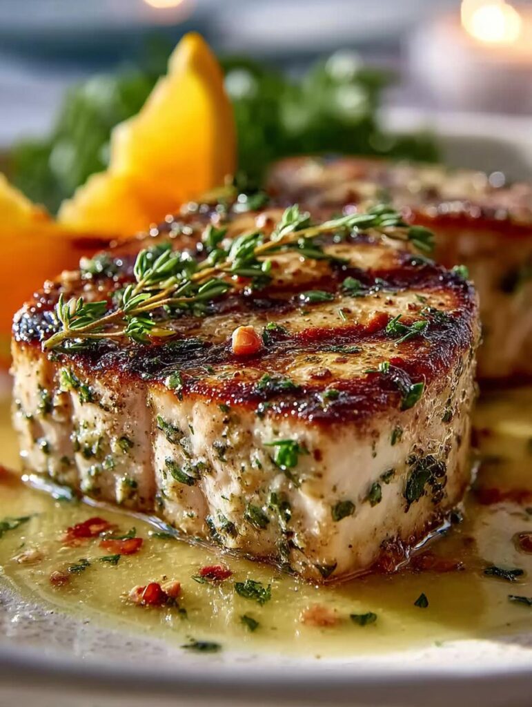 Air Fryer Swordfish Steaks