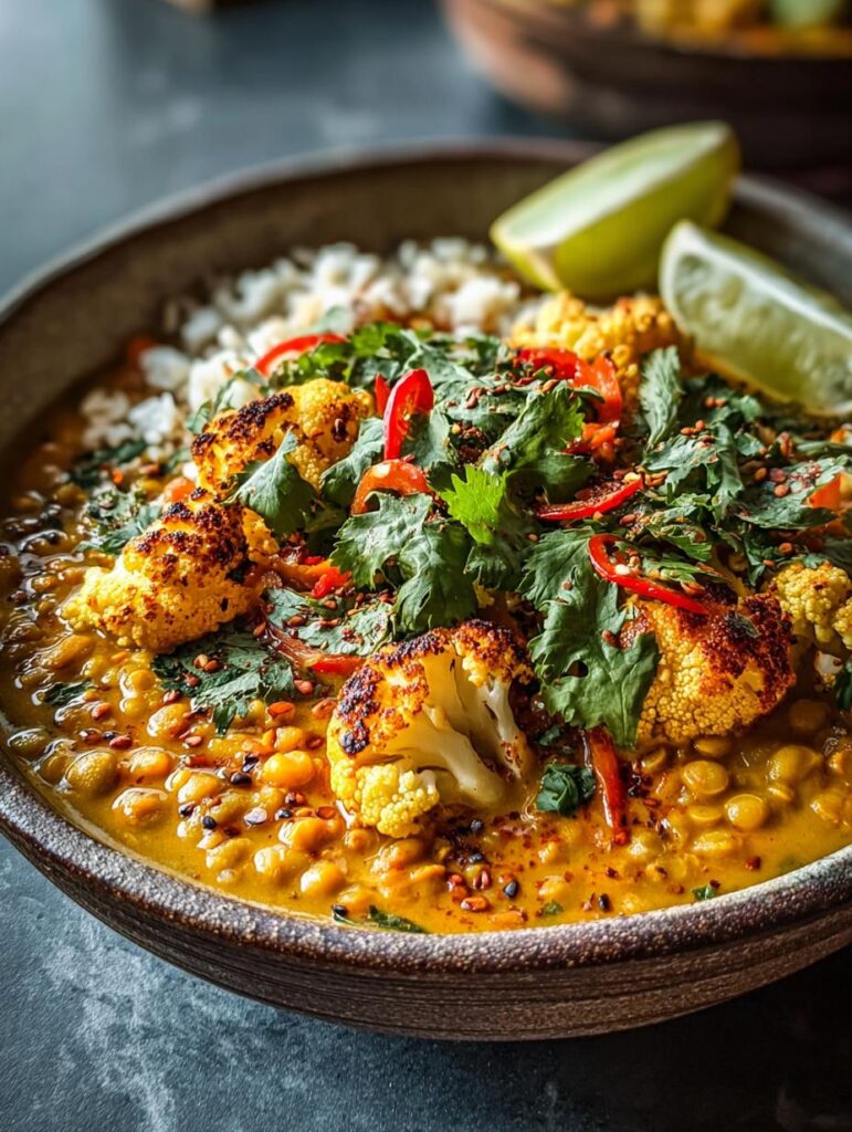 Almond Butter Lentil Curry