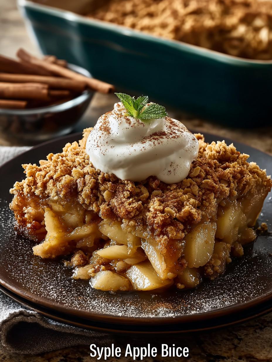 Delicious Apple Crisp Qna6 with Oat Topping - Apple Crisp Qna6 - main visual representation