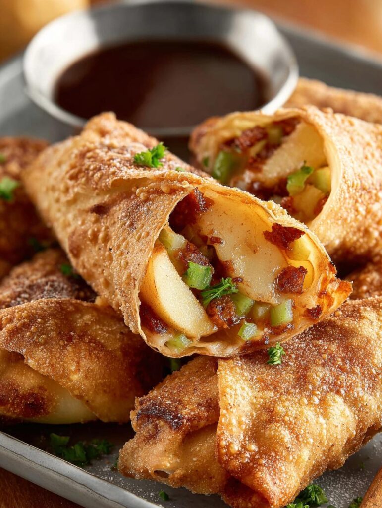 Apple Pie Egg Rolls