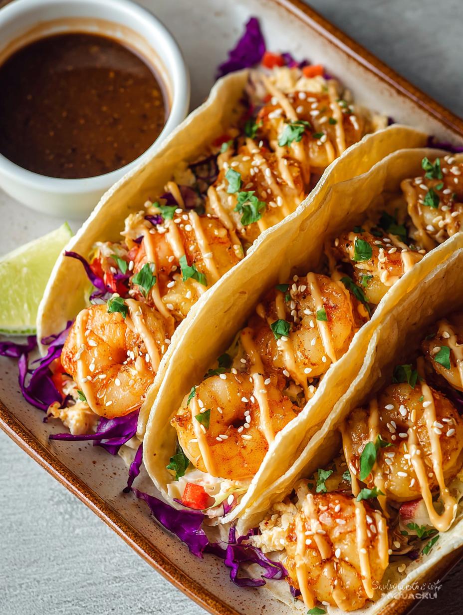 Asian Shrimp Tacos: 12 Flavors That Will Amaze You - Asian Shrimp Tacos - additional detail