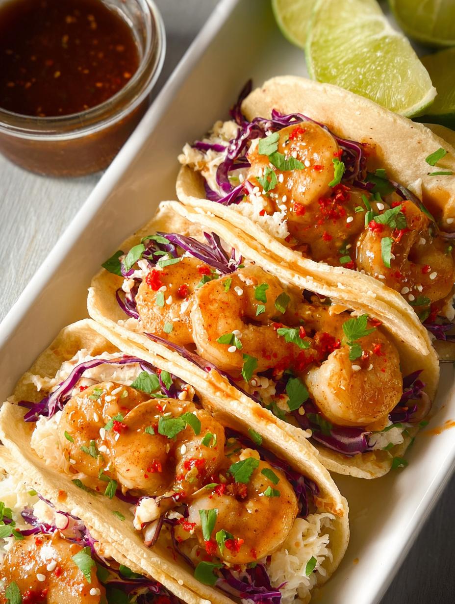 Asian Shrimp Tacos