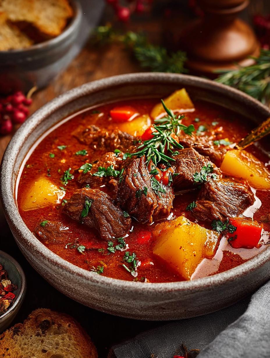 Authentic Hungarian Goulash: 7 Secrets to Perfect Flavor - Authentic Hungarian Goulash - additional detail