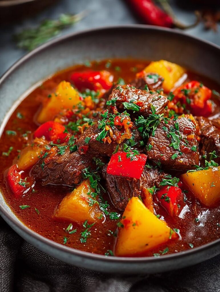 Authentic Hungarian Goulash