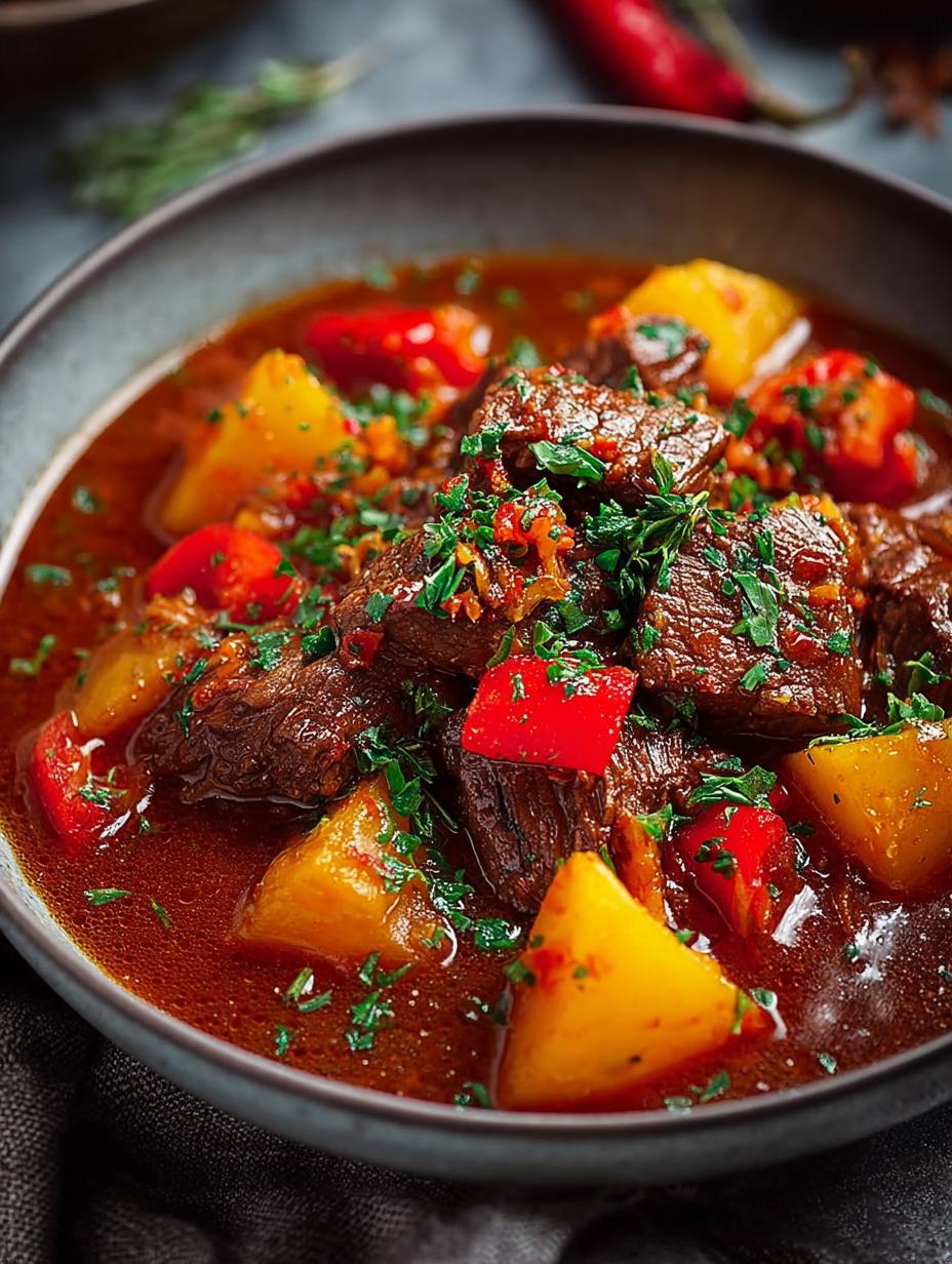Authentic Hungarian Goulash