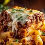 Baked Rigatoni Stuffed with