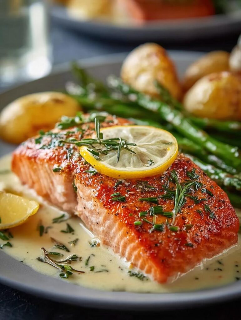 Baked Salmon with Lemon