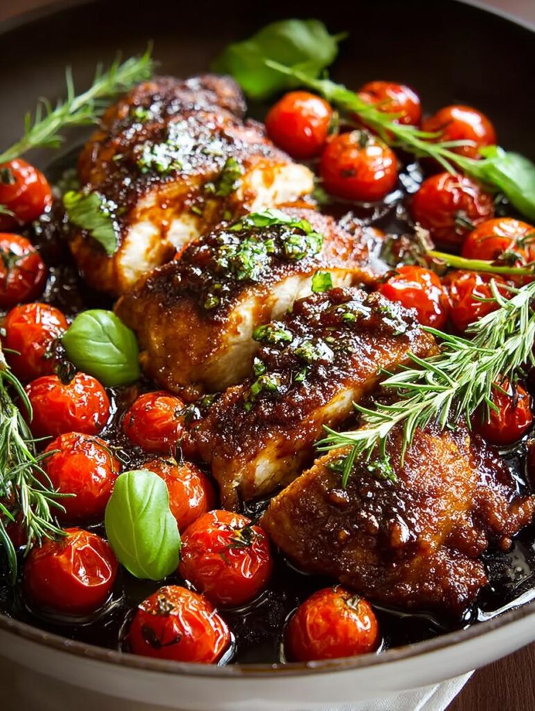 Balsamic Glazed One Pan