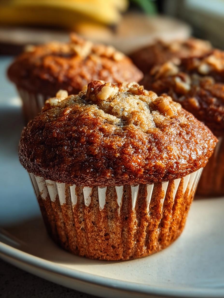 Delicious Banana Walnut Muffins for Breakfast - Banana Walnut Muffins - main visual representation