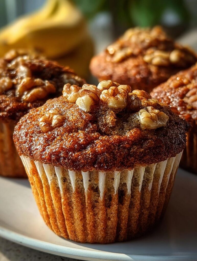 Banana Walnut Muffins