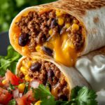 Beefy Melt Burritos