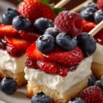 Berry Shortcake Skewers