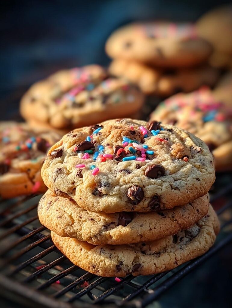Birthday Cake Cookies Sweet