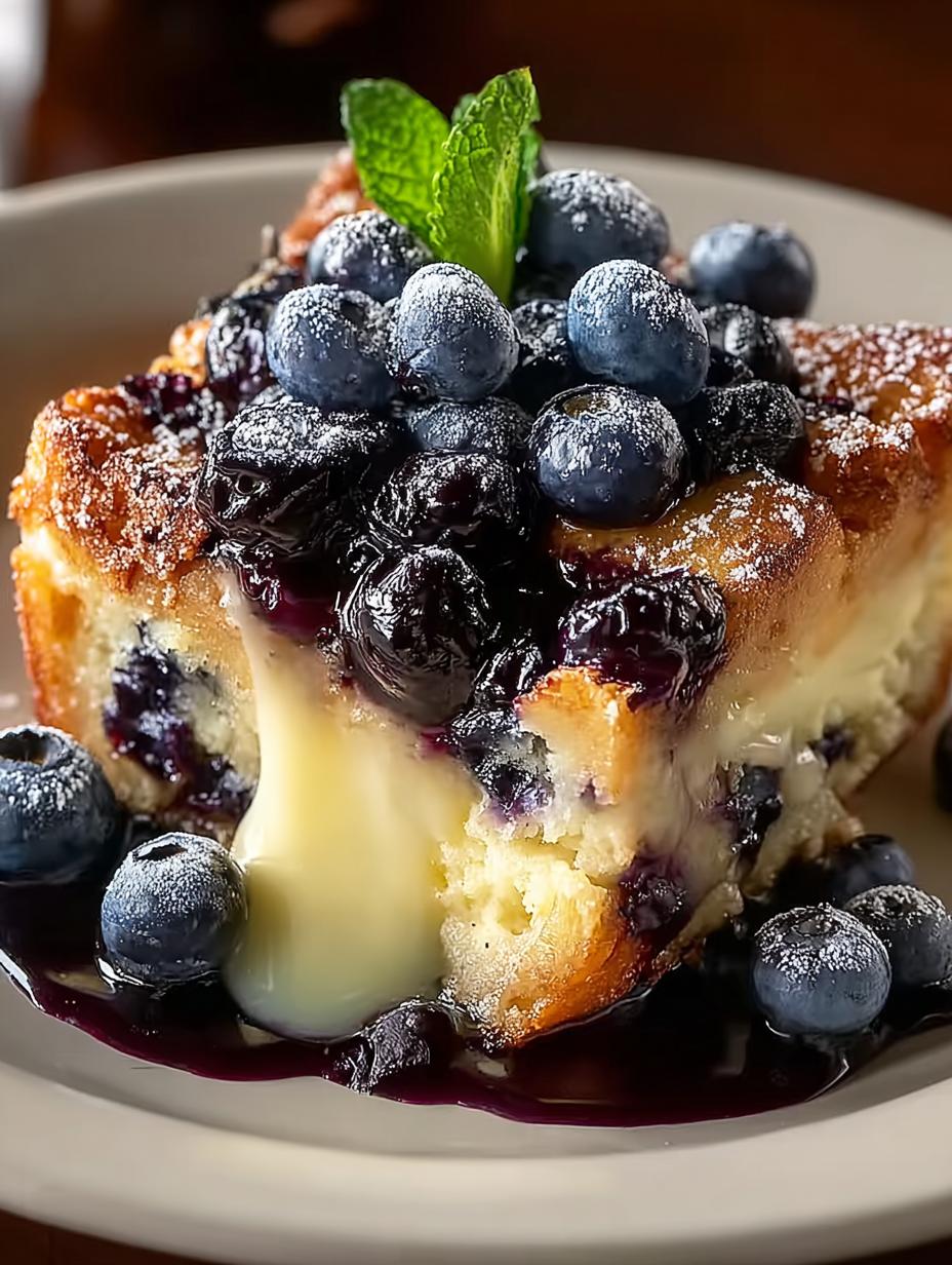 Delicious Blueberry Bread Pudding: A Delightful Recipe - Blueberry Bread Pudding - additional detail
