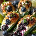 Blueberry Brie Jalapeno Poppers