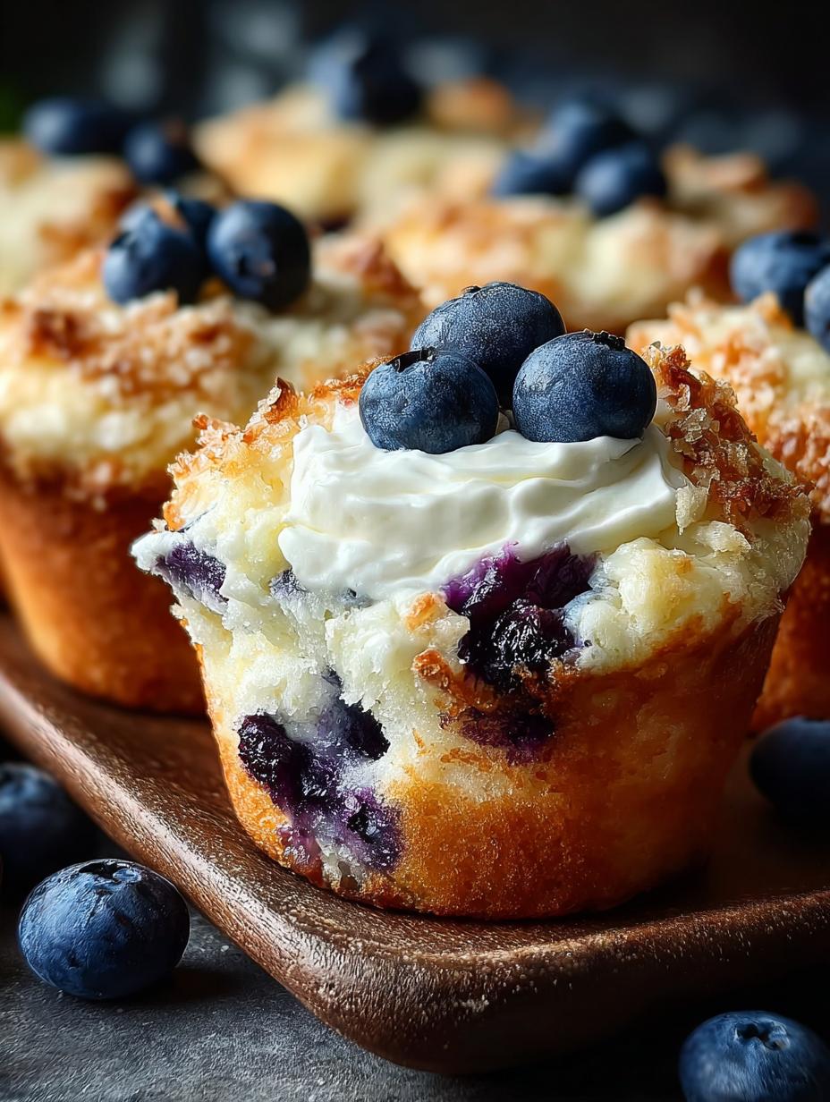 Blueberry Cream Cheese Muffins