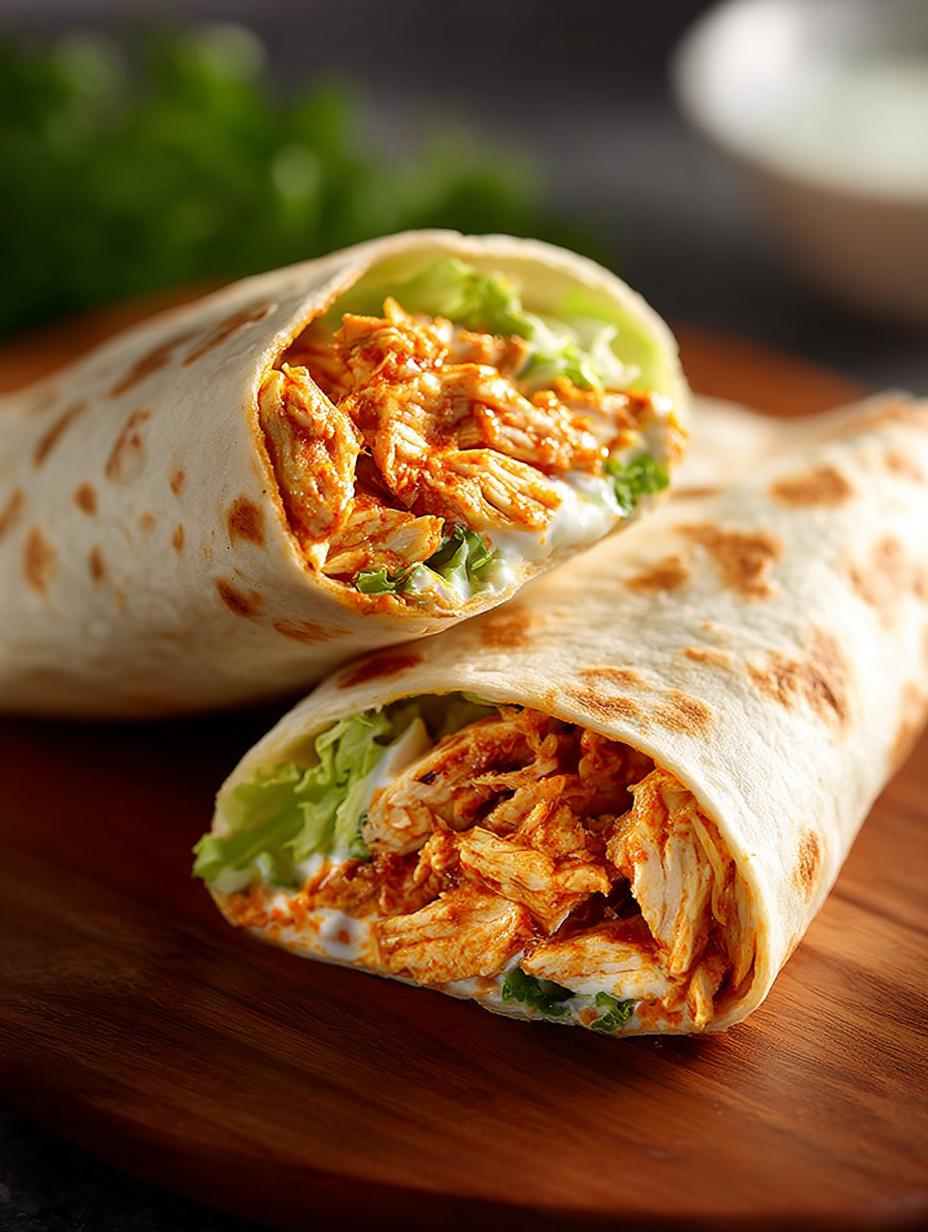 Delicious Buffalo Chicken Wraps: A Quick Delight - Buffalo Chicken Wraps - main visual representation
